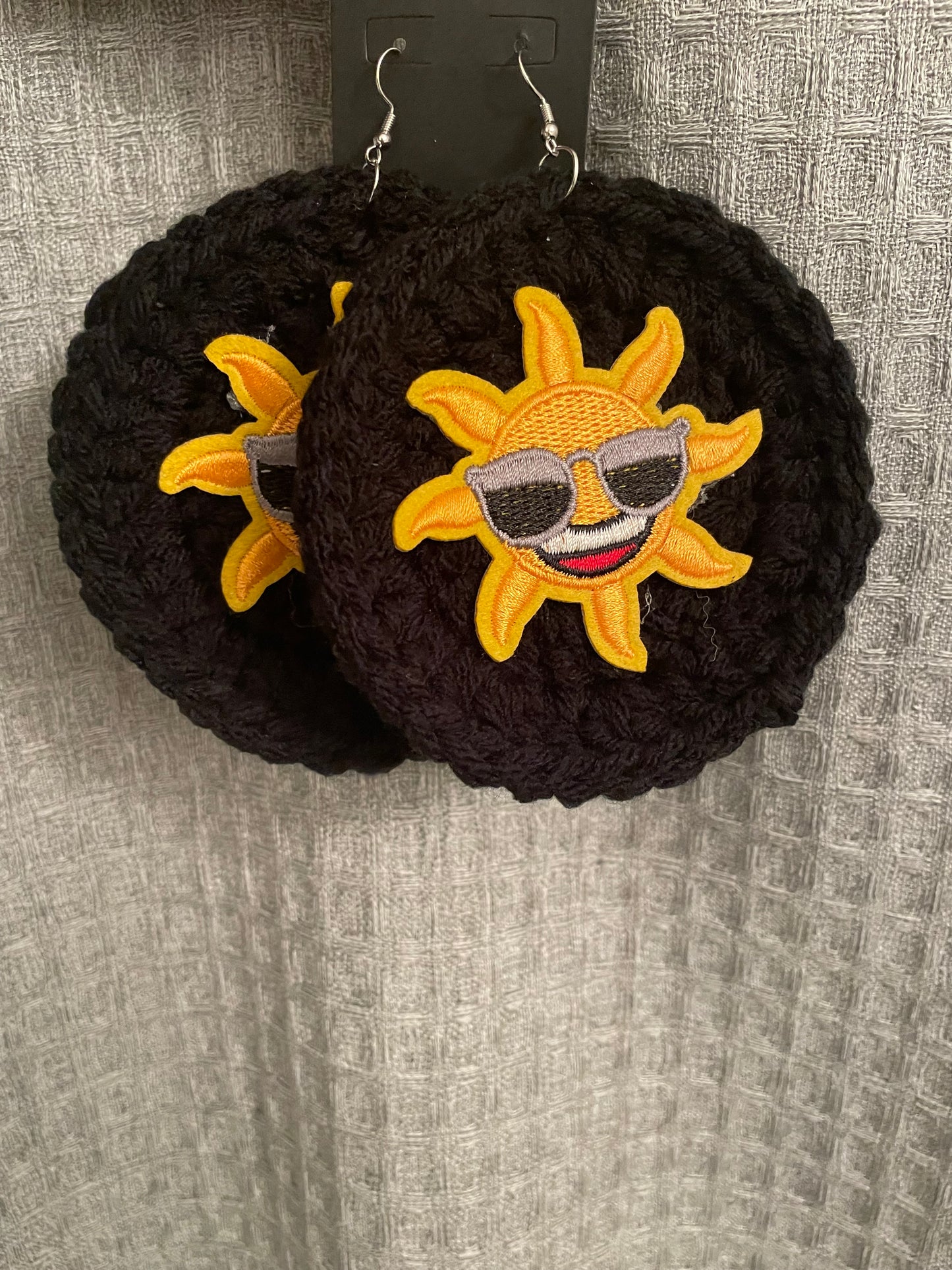 No Shade Sun Crochet Earrings