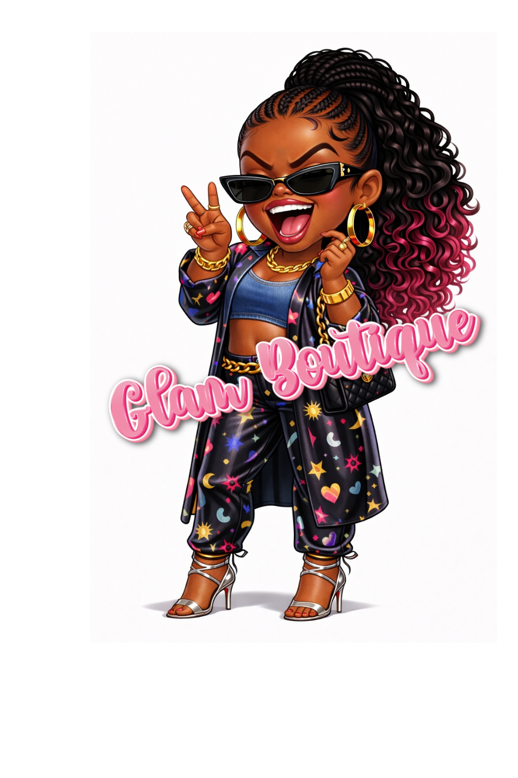 CHIBI Bratz Character  DTF Transfers