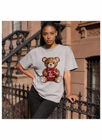 Valentine’s Day Rhinestone Illusion Tshirts