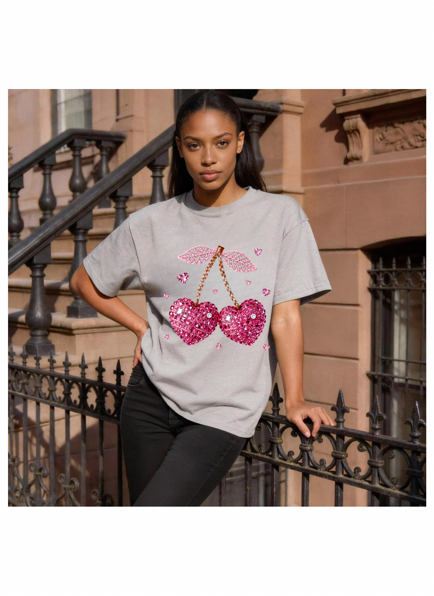 Valentine’s Day Rhinestone Illusion Tshirts