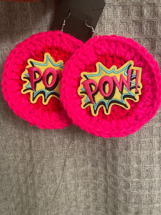 POW! Crochet 🧶 Earrings