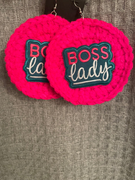 BOSS Lady Crochet Earrings