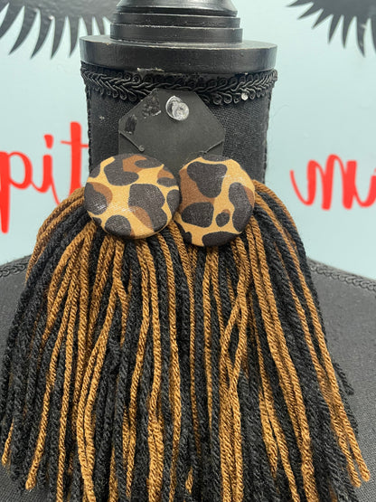 Button Yarn Earrings- Click for more styles